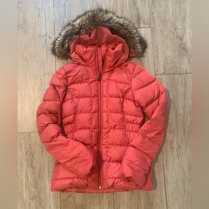 North Face Puffer Jacket with Removable Fur